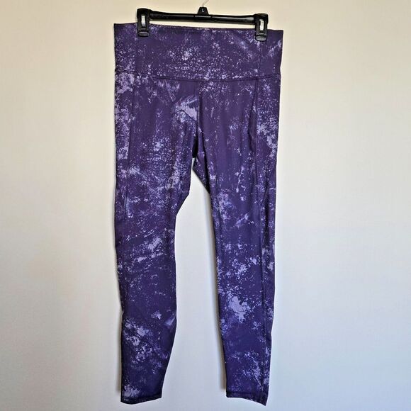 **NICE** All In Motion Leggings Contour Power Waist 7/8 | Large Purple High Rise - Picture 1 of 10